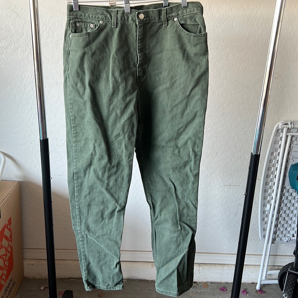 Savvy Green Denim Jeans: Size 18T